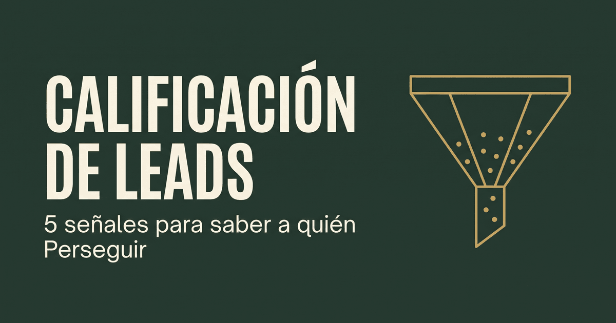 Portada de Calificación de Leads