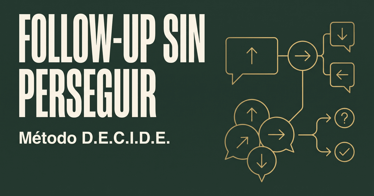 Portada de Follow-Up sin Perseguir